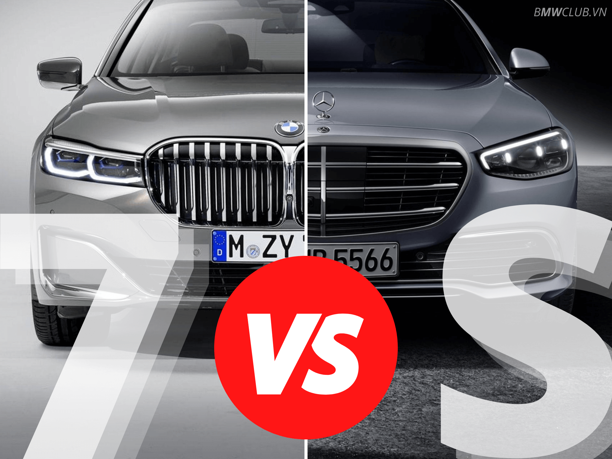 So sánh ngoại hình BMW 7 Series G11 LCI và Mercedes-Benz S-Class W223 hoàn toàn mới 2021