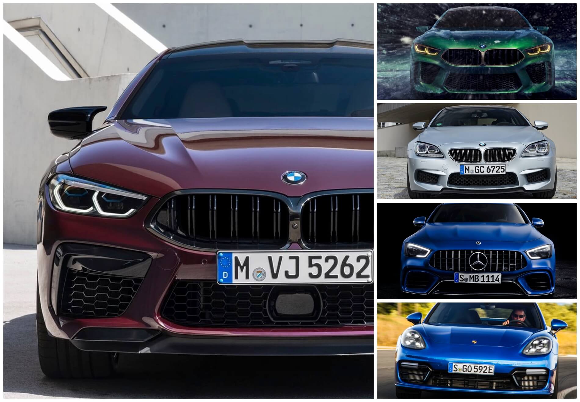So sánh BMW M8 Gran Coupe vs Bản Concept vs M6 vs Đối thủ từ Mercedes, Porsche