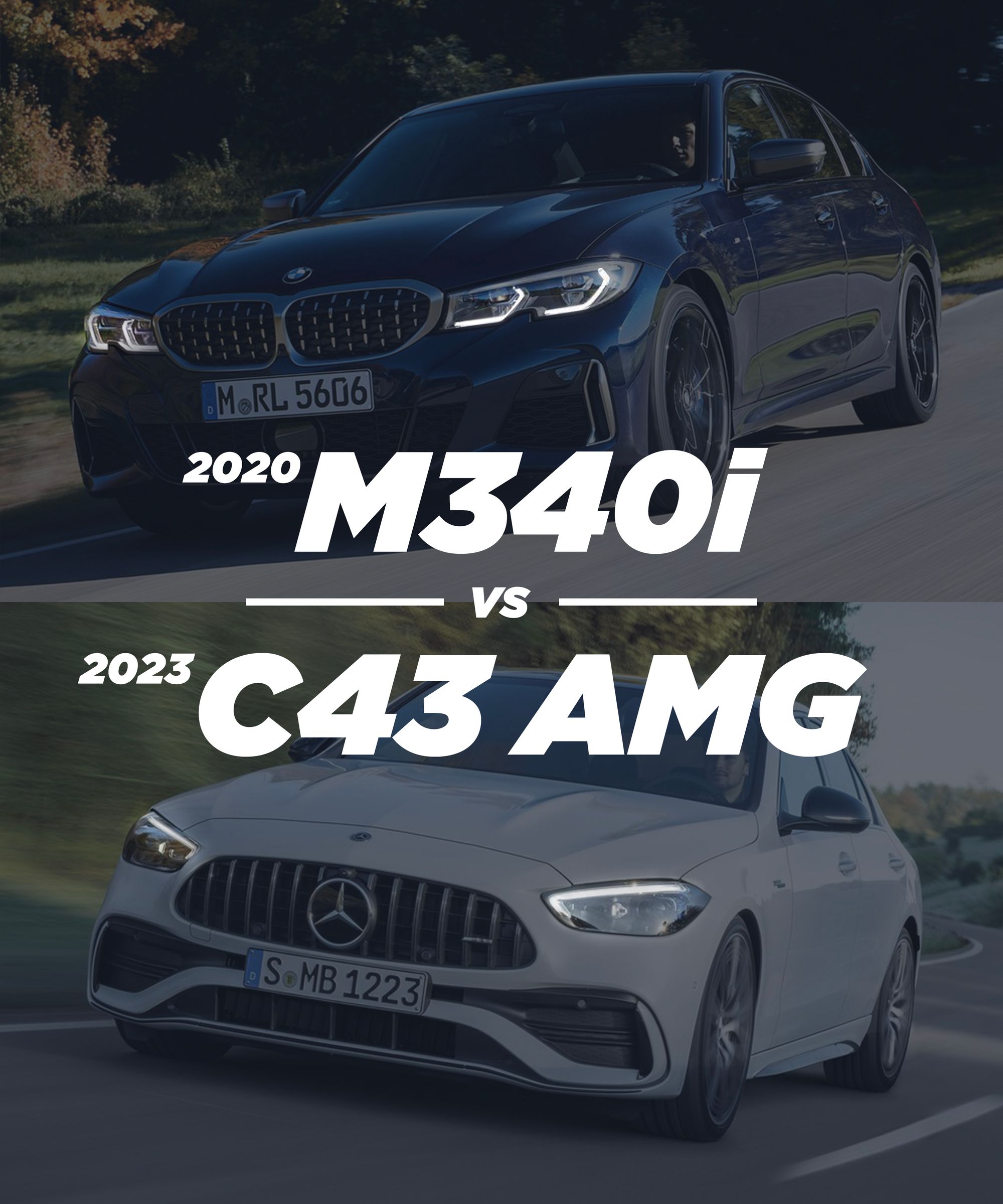 So sánh nhanh Mercedes-AMG C43 mới ra mắt và BMW M340i trước khi facelift
