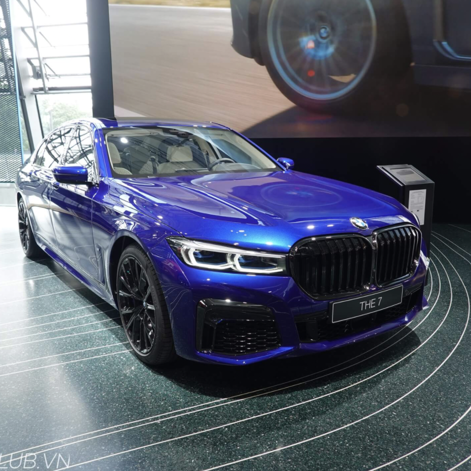 BMW 7 Series Facelift 2020 bản Individual cực đẹp với màu xanh San Marino Blue
