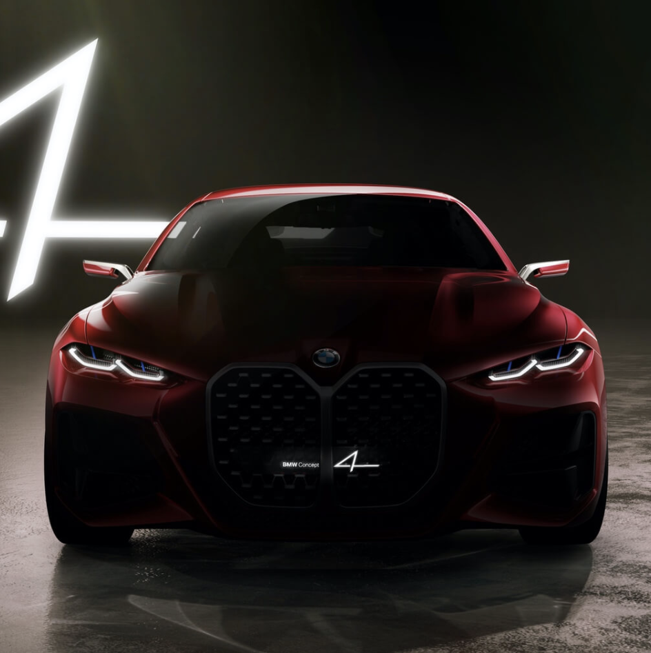 BMW Concept 4 - mẫu xe đánh dấu sự thay đổi mạnh mẽ trong thiết kế của BMW