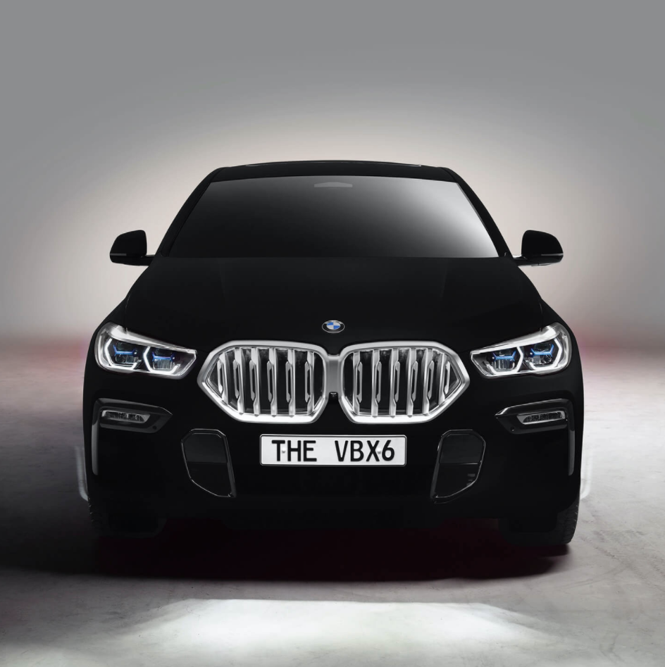 BMW X6 thế hệ mới với màu sơn "đen nhất thế giới" Vantablack VBx2