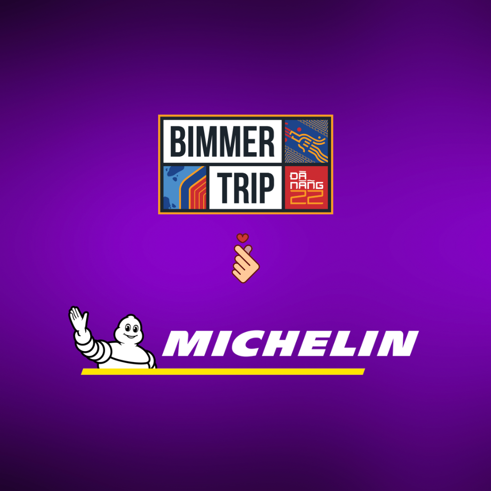Michelin tài trợ nhiều phần quà tương đương 150 triệu Đồng cho sự kiện BIMMERTRIP.