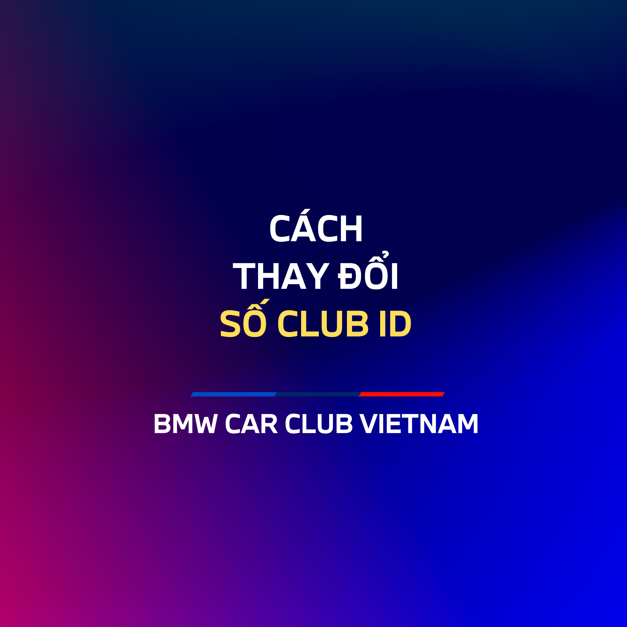 Thông báo về việc đổi Club #ID