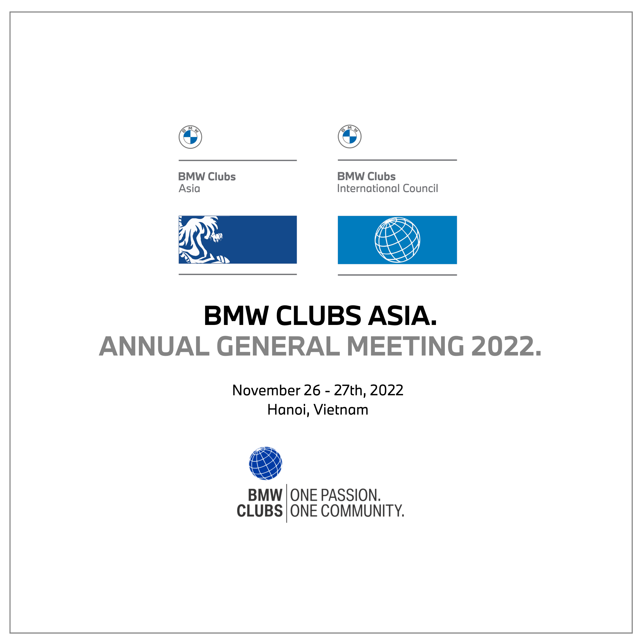 Báo cáo sau sự kiện BMW Clubs Asia AGM Hà Nội 2022 được tổ chức bởi BMW Car Club Vietnam