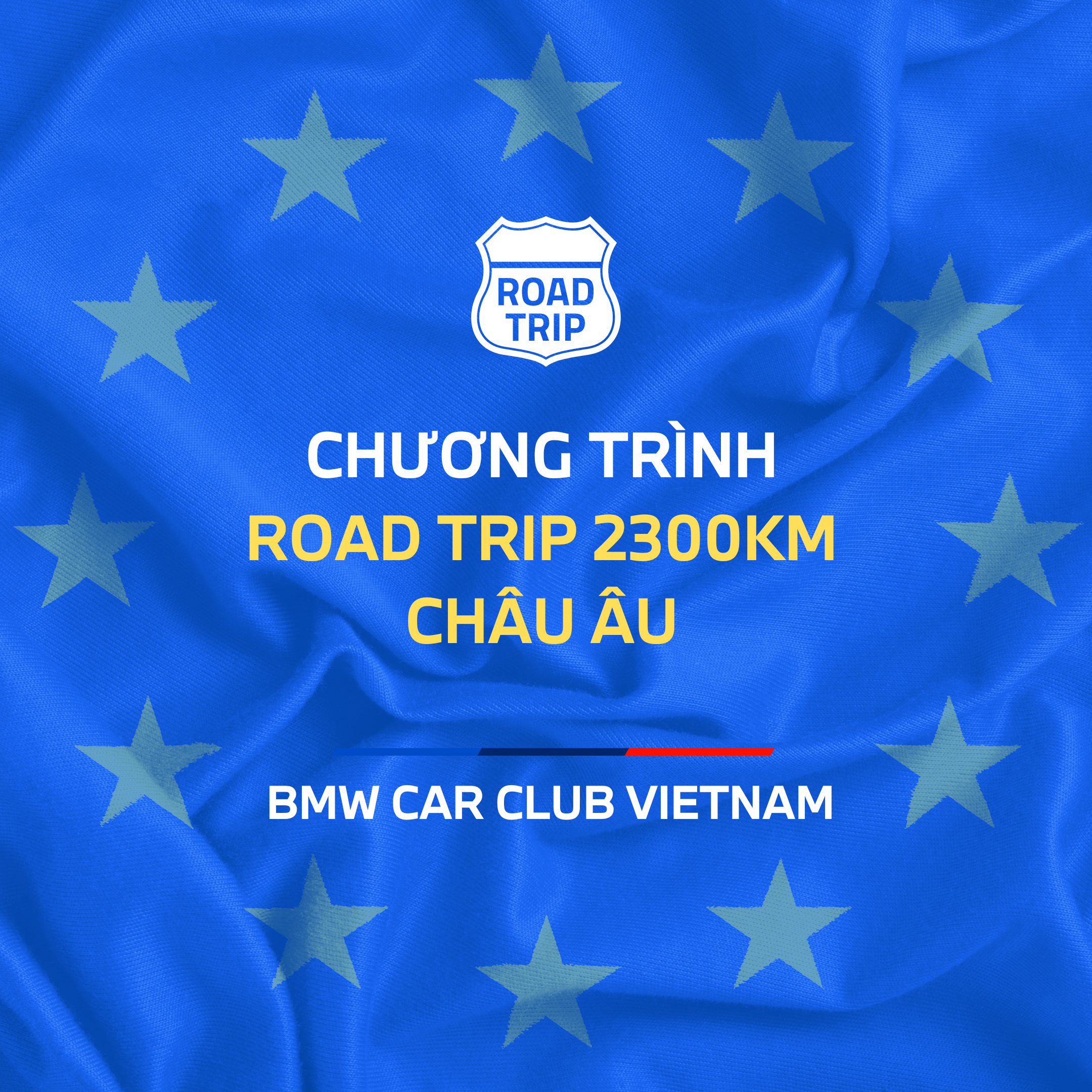 Thông báo về chương trình "Road Trip Châu Âu 2023" của BMW Car Club Vietnam