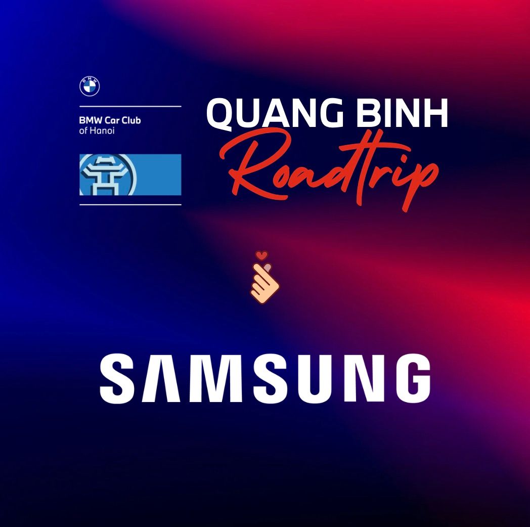 Samsung Việt Nam tặng máy chiếu Samsung The Freestyle cho chương trình bốc thăm Quảng Bình Trip 2023 của BMW Club of Hanoi