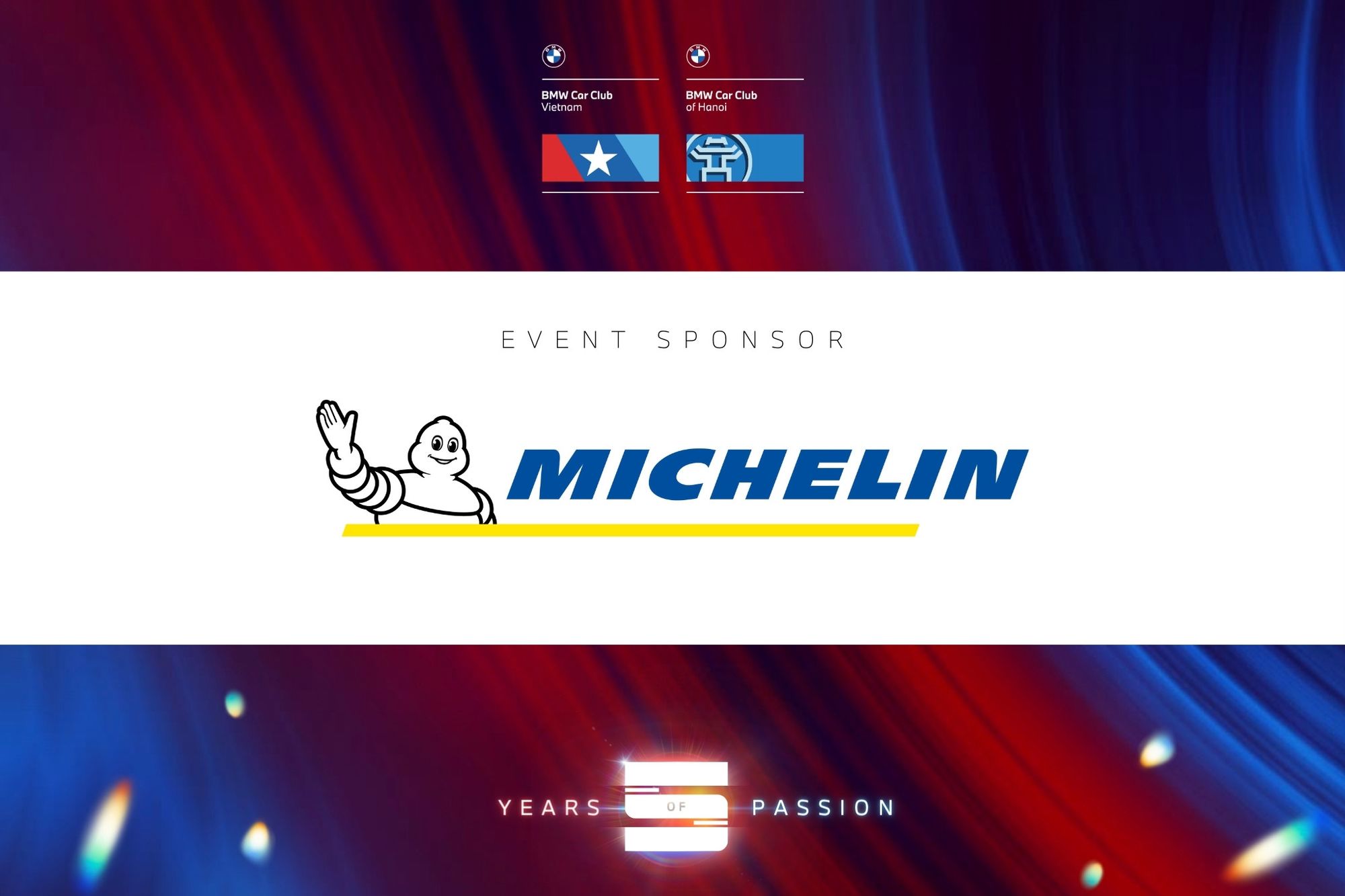 Kỷ niệm 5 năm BMW Club of Hanoi: Michelin tài trợ quà cho người tham gia và Giải bốc thăm giá trị