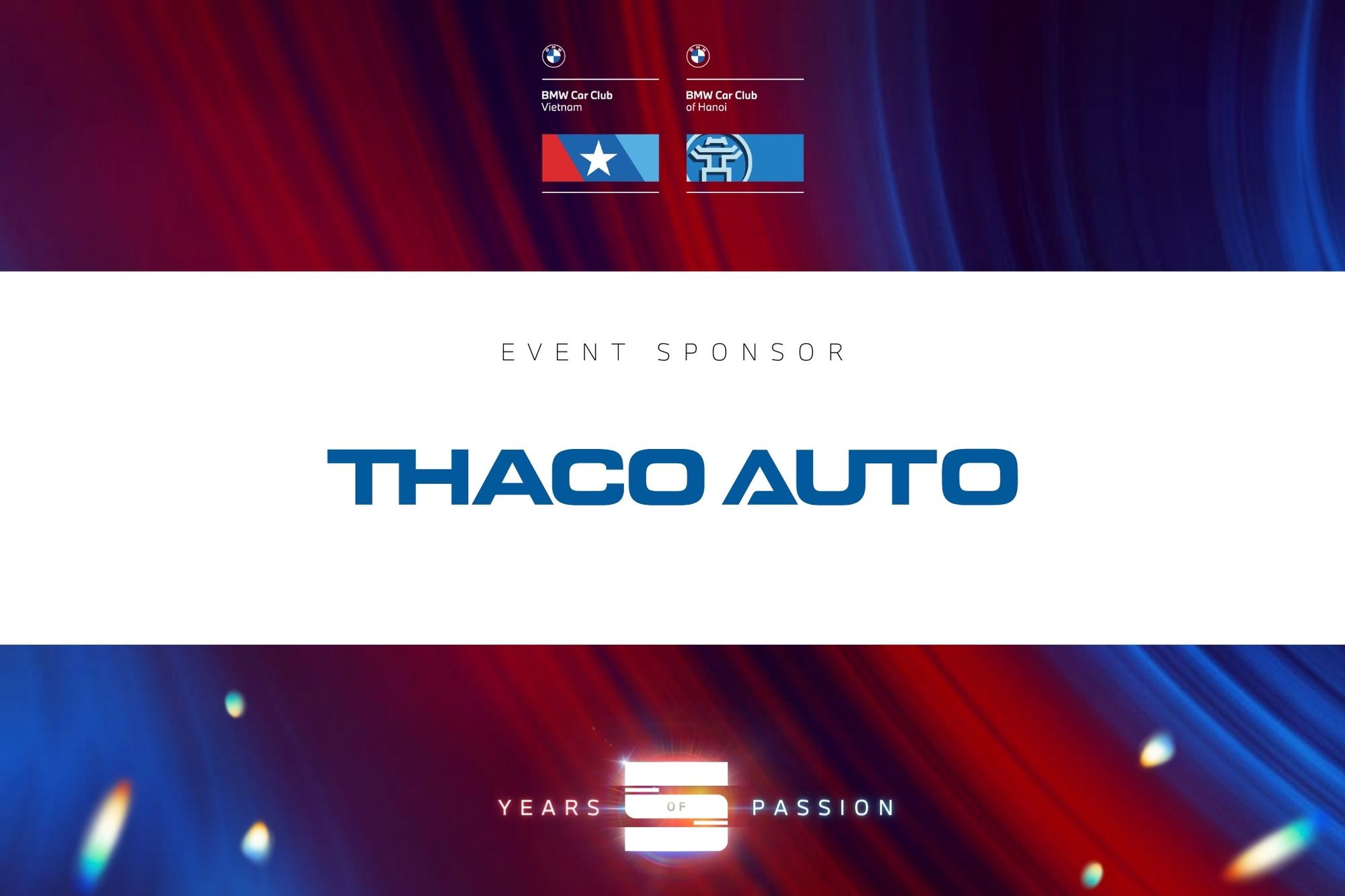 Kỷ niệm 5 năm BMW Club of Hanoi: THACO AUTO đồng hành cùng công tác tổ chức và tặng Áo sự kiện cho người tham gia
