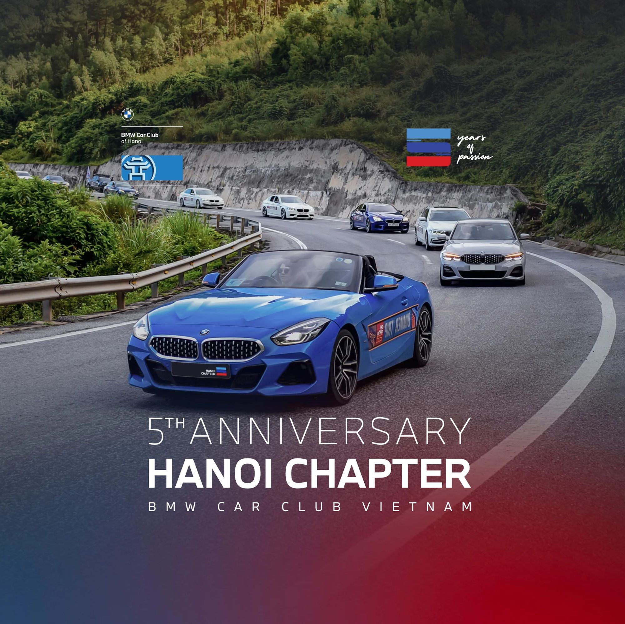 Thông báo về chương trình "Kỷ niệm 5 năm thành lập BMW Club of Hanoi"