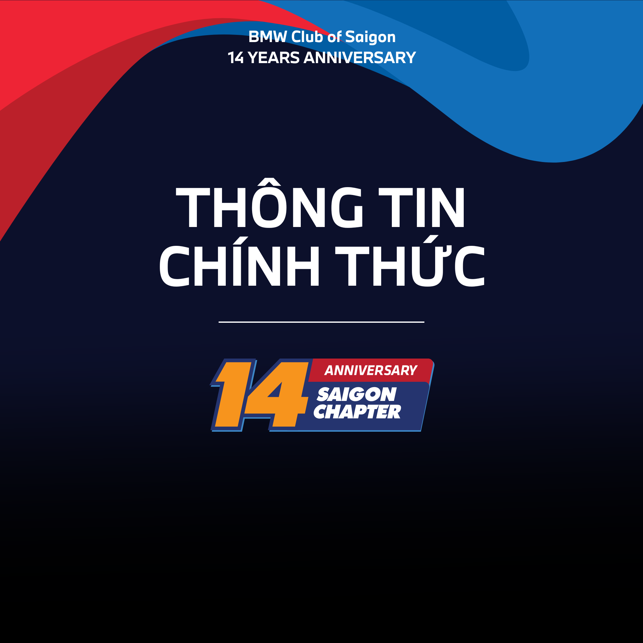 Thông báo Sự kiện Sinh nhật BMW Club of Saigon lần thứ 14