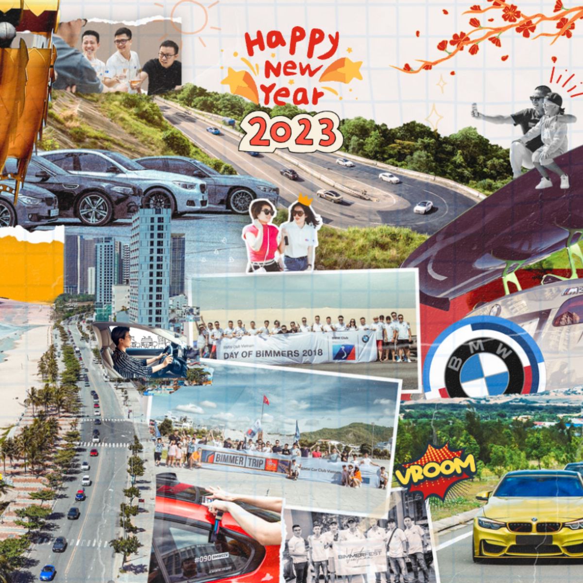 Postcard chúc mừng năm mới từ BMW Car Club Vietnam