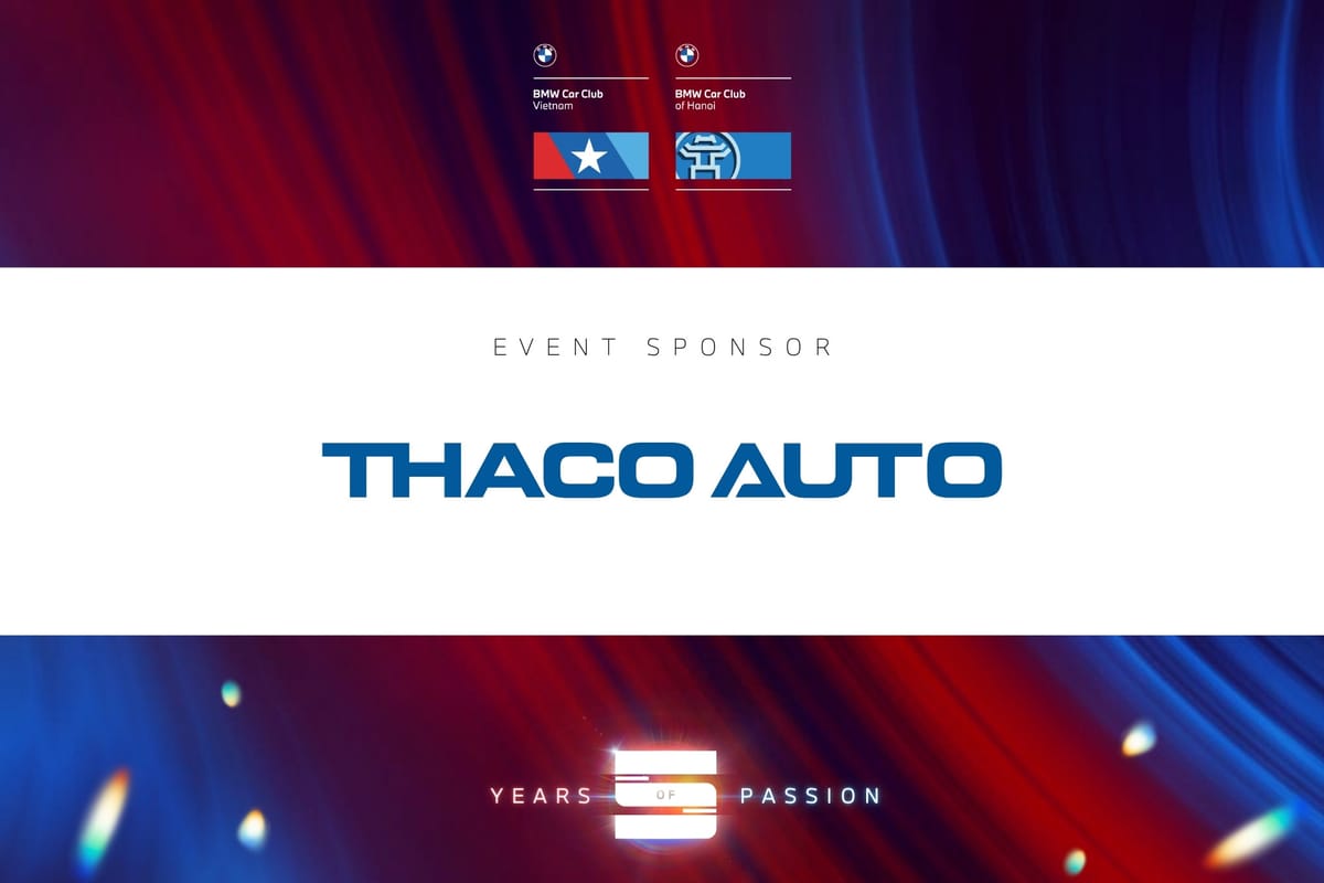 Kỷ niệm 5 năm BMW Club of Hanoi: THACO AUTO đồng hành cùng công tác tổ chức và tặng Áo sự kiện cho người tham gia