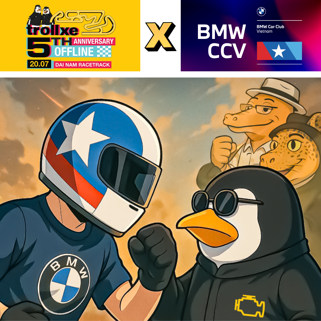 BMW Car Club Vietnam sẽ tham gia sự kiện offline kỷ niệm TROLLXE 5 năm