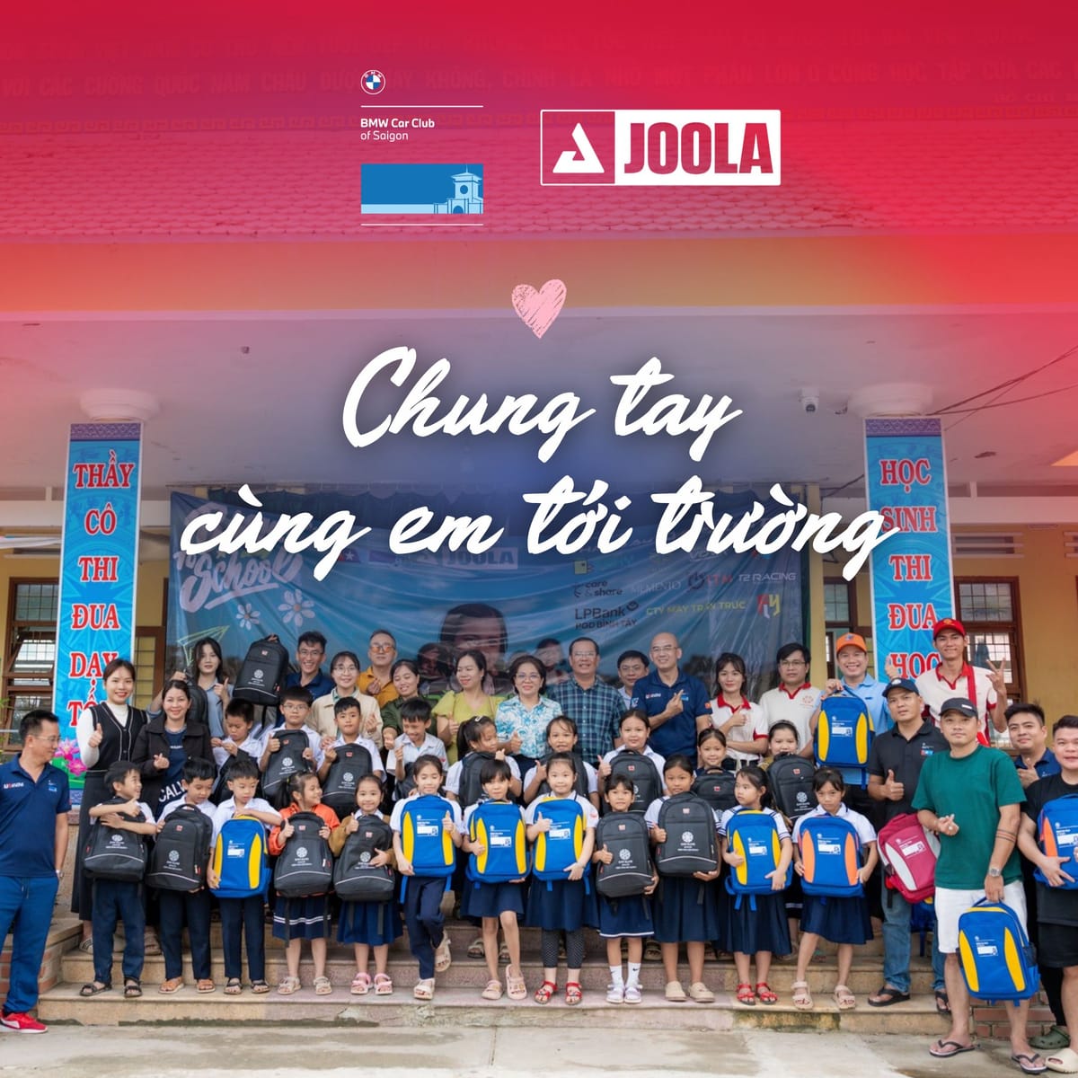Báo cáo thiện nguyện: Chung tay cùng em đến trường - BMW Club of Saigon x JOOLA Vietnam